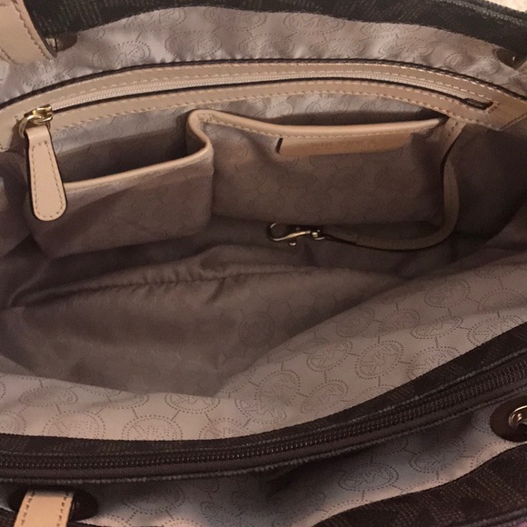 Michael Kors Brown Monogrammed Tote - Picture 3 of 3